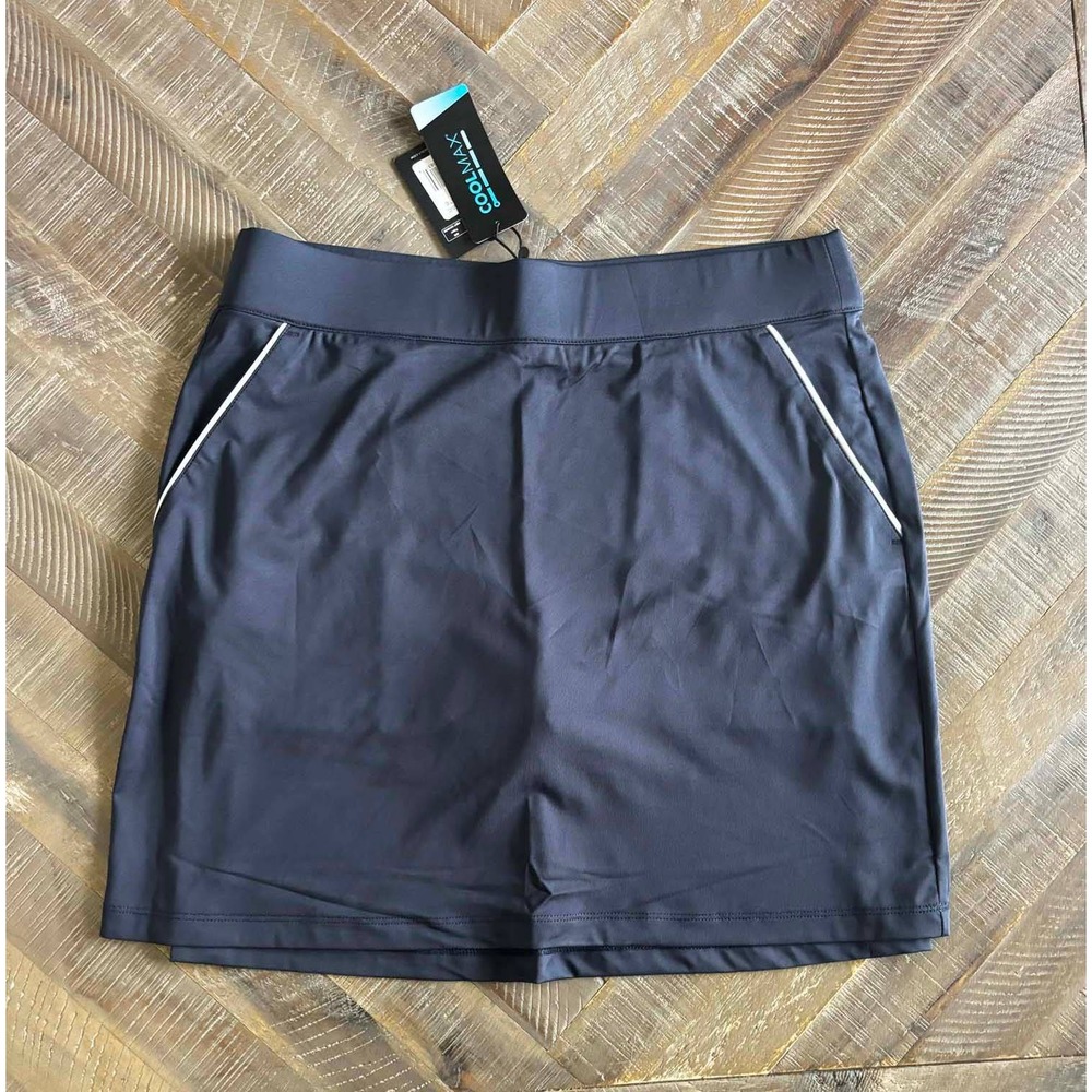 Dunning Golf Womens Halo Navy Blue Performance Skort CoolMax Skirt Size M NWT